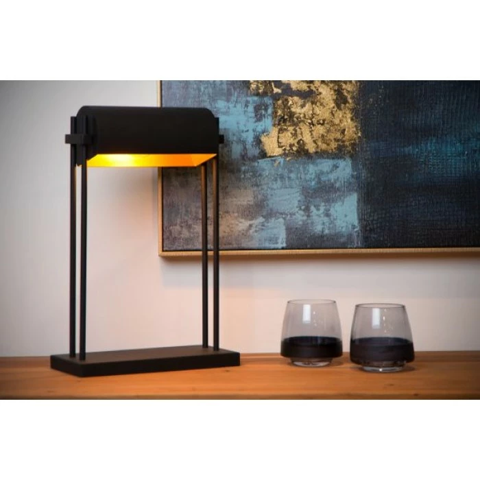 Lucide ELIAS Tischleuchte Schwarz, 1-flammig