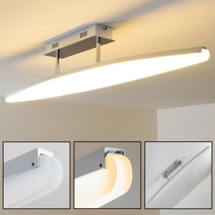 Brilliant Leuchten Madoc Deckenleuchte LED Chrom, 1-flammig