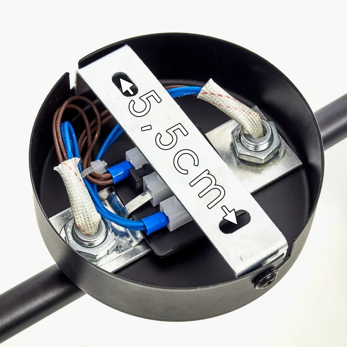 Hofstein Maidford Deckenleuchte Schwarz, 4-flammig – Bild 16