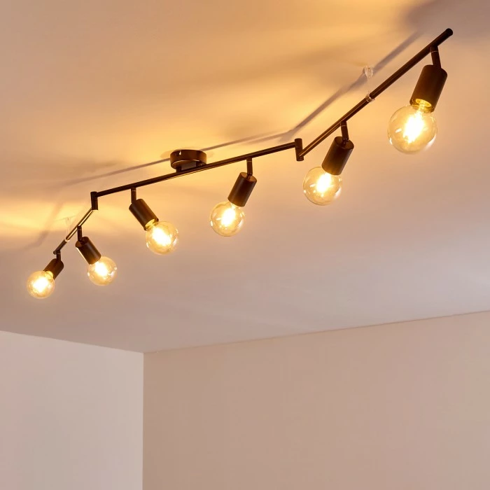 Hofstein Maidford Deckenleuchte Schwarz, 6-flammig – Bild 14