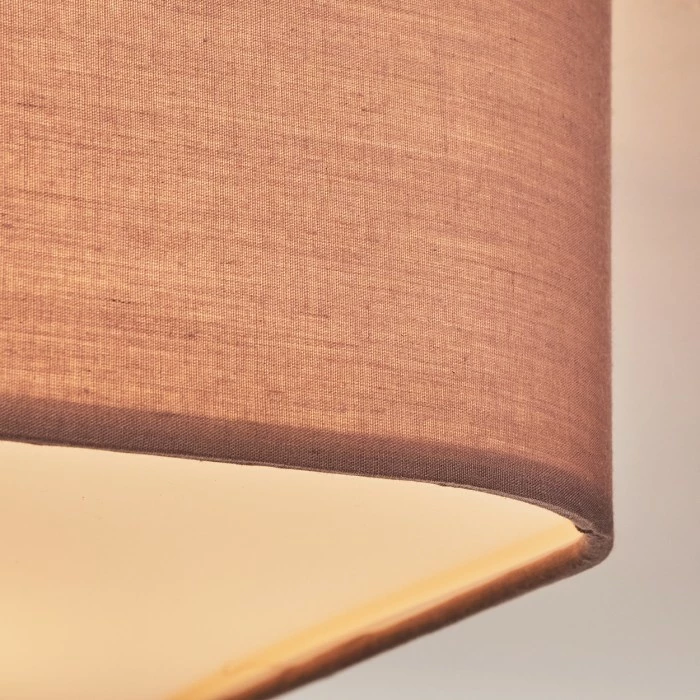 Hofstein Mjelstad Deckenleuchte Grau, Braun, Weiß, 2-flammig – Bild 6