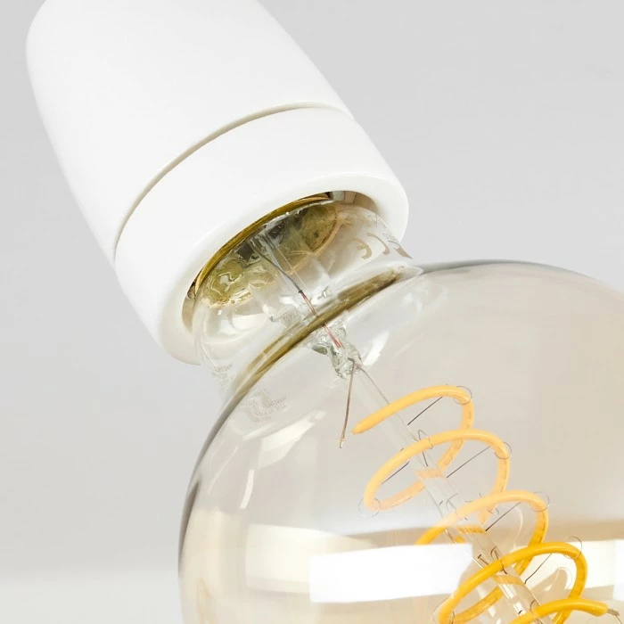 Hofstein Musland Deckenleuchte Chrom, Weiß, 1-flammig – Bild 3