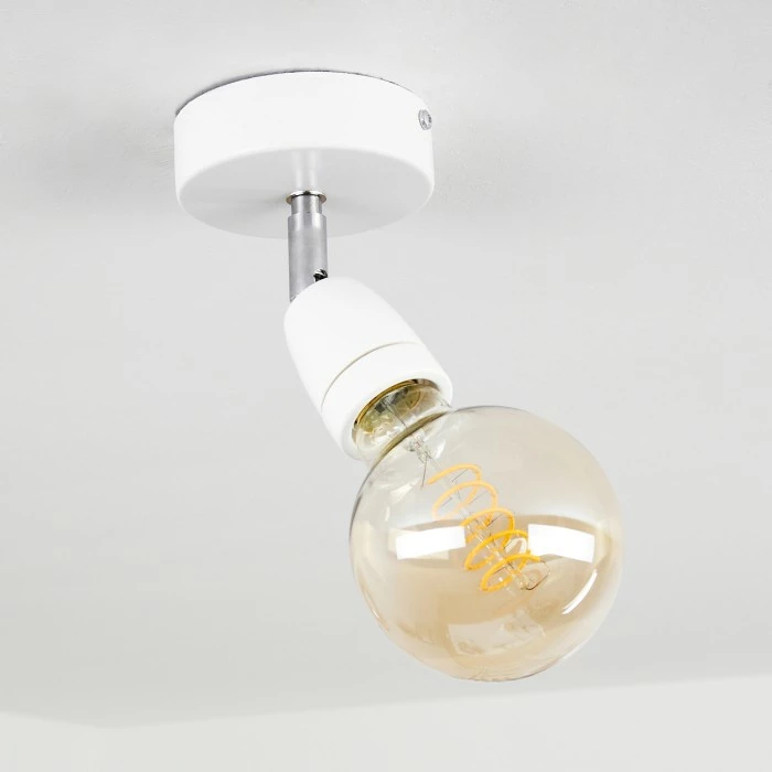 Hofstein Musland Deckenleuchte Chrom, Weiß, 1-flammig – Bild 8