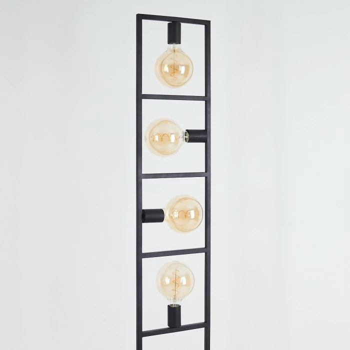 Hofstein Nanbong Stehleuchte Schwarz, 4-flammig – Bild 8