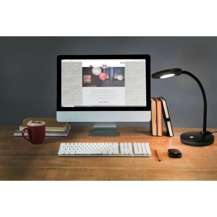 Nino Leuchten CARMEN Tischleuchte LED Silber, 1-flammig – Bild 2