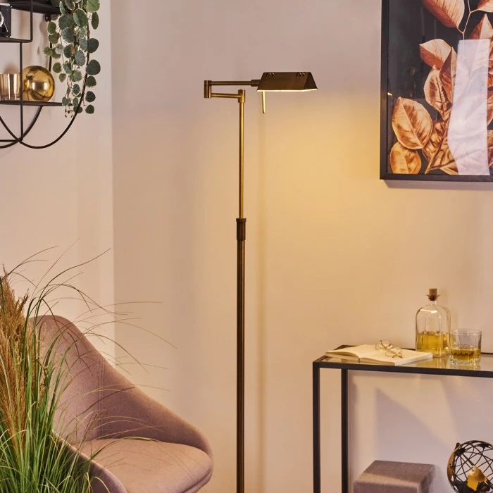 Hofstein Norrlida Stehleuchte LED Messing, 1-flammig – Bild 7