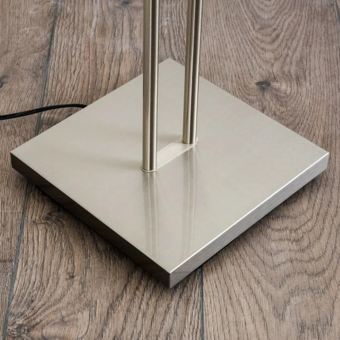 Hofstein Notigi Deckenfluter LED Nickel-Matt, 2-flammig, Fernbedienung, Farbwechsler – Bild 32