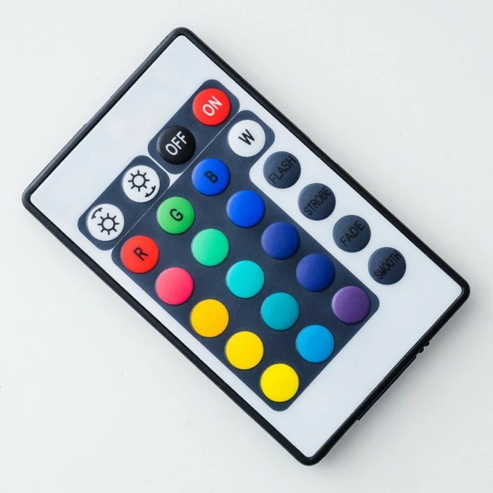 Hofstein Notigi Deckenfluter LED Nickel-Matt, 2-flammig, Fernbedienung, Farbwechsler – Bild 33