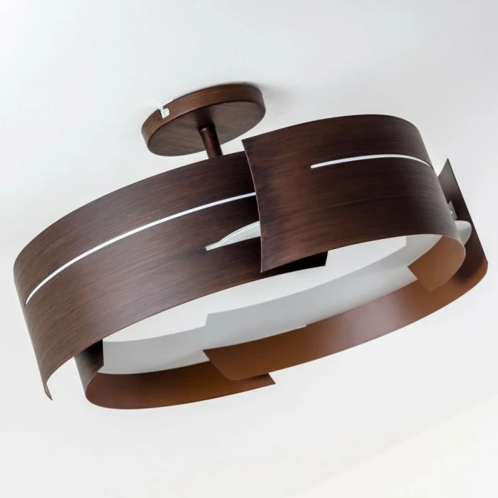 Hofstein Novara Deckenleuchte Braun, 3-flammig – Bild 3