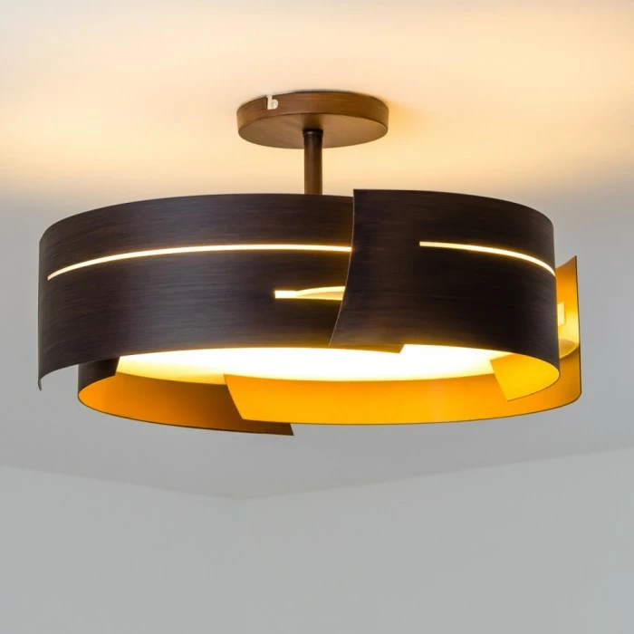 Hofstein Novara Deckenleuchte Braun, 3-flammig – Bild 6