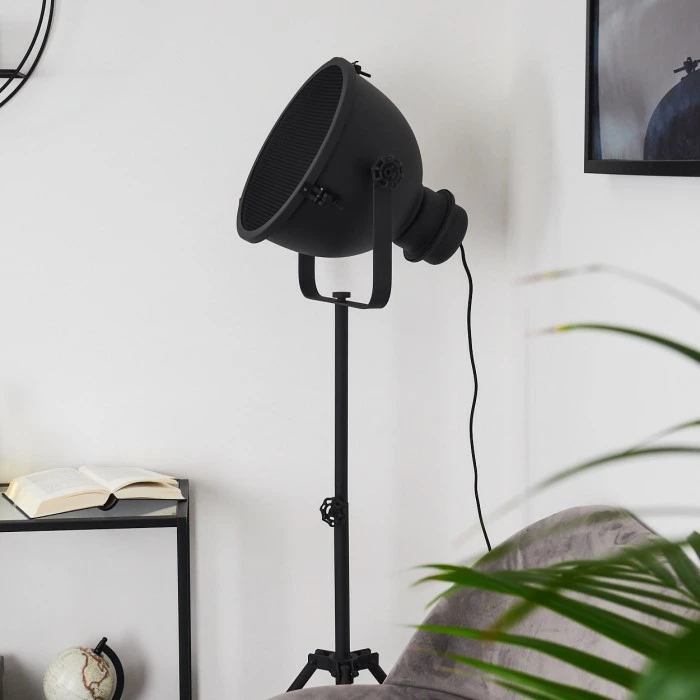 Hofstein Ogho Stehleuchte Schwarz, 1-flammig – Bild 2