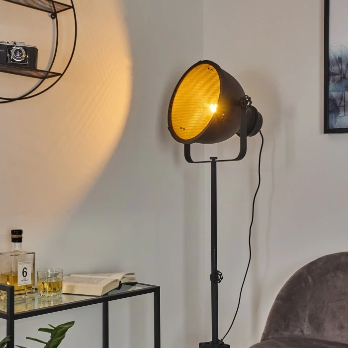 Hofstein Ogho Stehleuchte Schwarz, 1-flammig – Bild 11