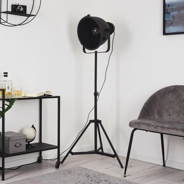 Hofstein Ogho Stehleuchte Schwarz, 1-flammig – Bild 13