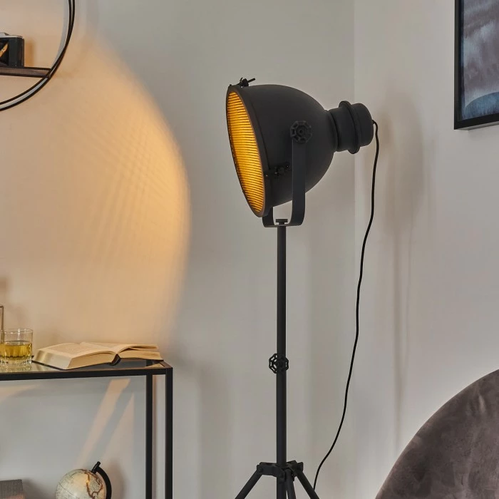 Hofstein Ogho Stehleuchte Schwarz, 1-flammig – Bild 9