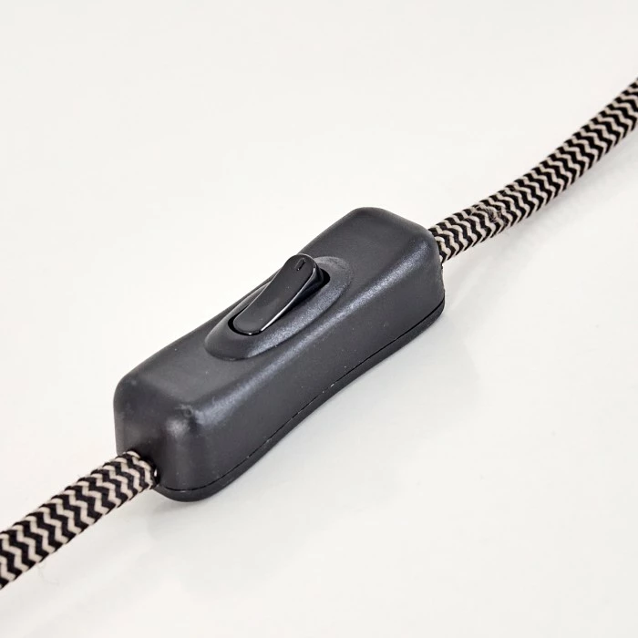 Hofstein Oksbol Tischleuchte Grau, Dunkelbraun, Stahl gebürstet, 1-flammig – Bild 3