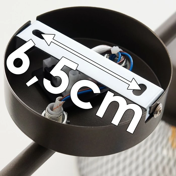 Hofstein Oksevej Deckenleuchte Grau, 3-flammig – Bild 3