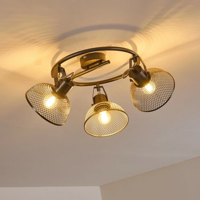 Hofstein Oksevej Deckenleuchte Grau, 3-flammig – Bild 7