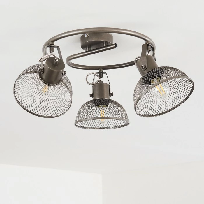 Hofstein Oksevej Deckenleuchte Grau, 3-flammig – Bild 8