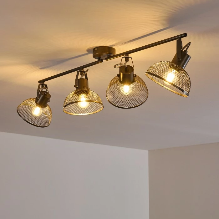 Hofstein Oksevej Deckenleuchte Silber, 4-flammig – Bild 14