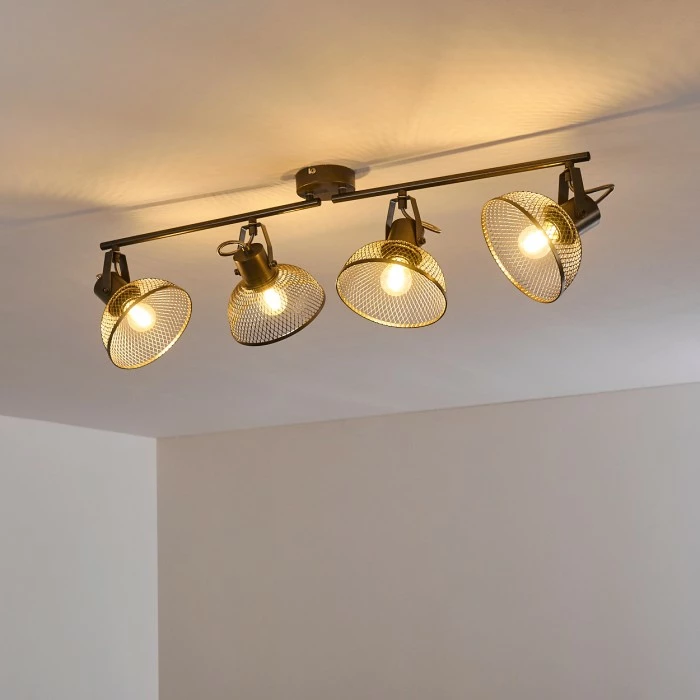 Hofstein Oksevej Deckenleuchte Silber, 4-flammig – Bild 17