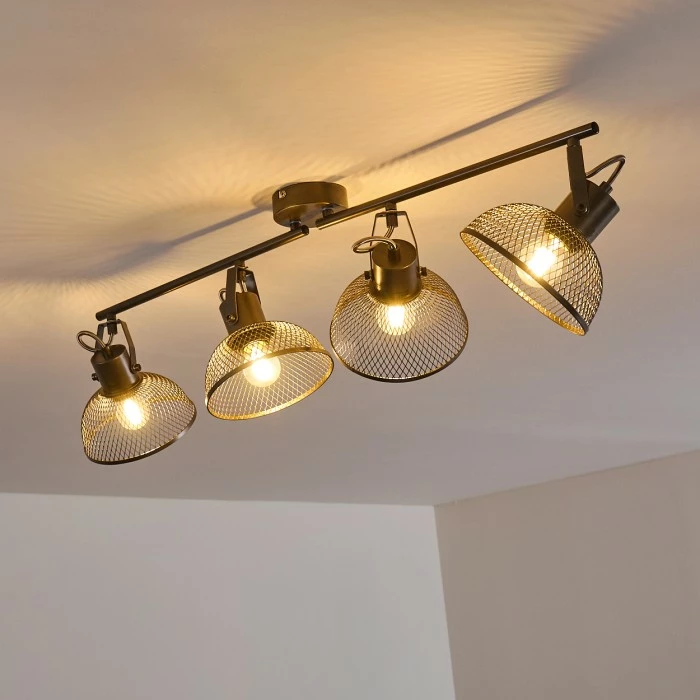 Hofstein Oksevej Deckenleuchte Silber, 4-flammig – Bild 10