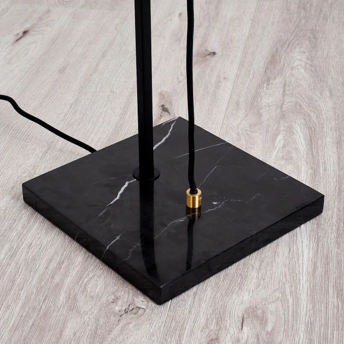 Hofstein Okudari Stehleuchte Messing, Schwarz, Gold, 1-flammig – Bild 17