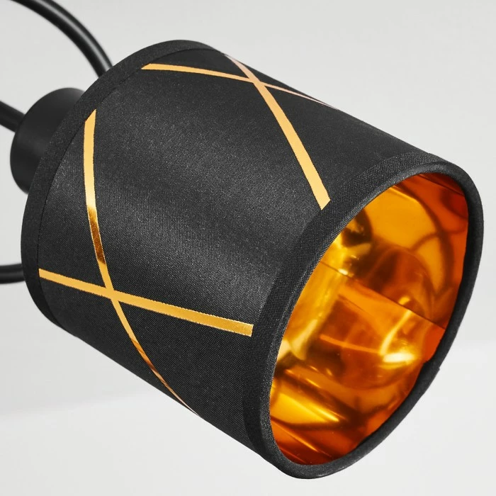 Hofstein Opatija Deckenleuchte Schwarz, 3-flammig – Bild 3