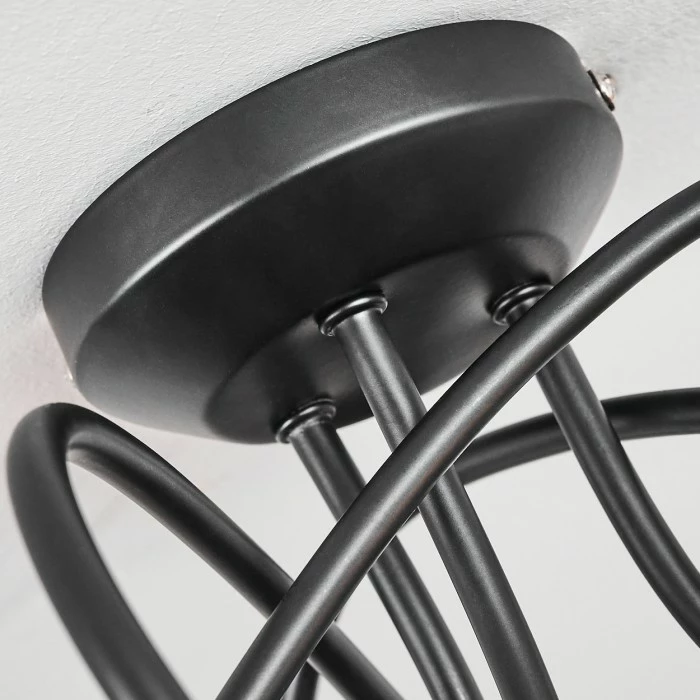 Hofstein Opatija Deckenleuchte Schwarz, 3-flammig – Bild 6