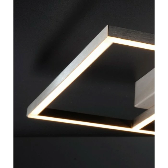 Paul Neuhaus Leuchten Paul Neuhaus INIGO Deckenleuchte LED Edelstahl, 1-flammig – Bild 2