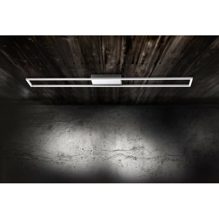 Paul Neuhaus Leuchten Paul Neuhaus INIGO Deckenleuchte LED Edelstahl, 4-flammig – Bild 5