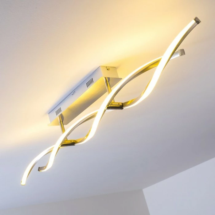 Paul Neuhaus Leuchten Paul Neuhaus POLINA Deckenleuchte LED Edelstahl, 2-flammig – Bild 20