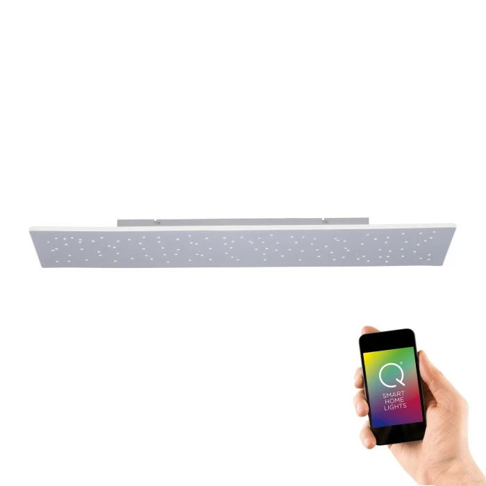 Paul Neuhaus Q-Serie Paul Neuhaus Q-NIGHTSKY Deckenleuchte LED Aluminium, 1-flammig, Fernbedienung
