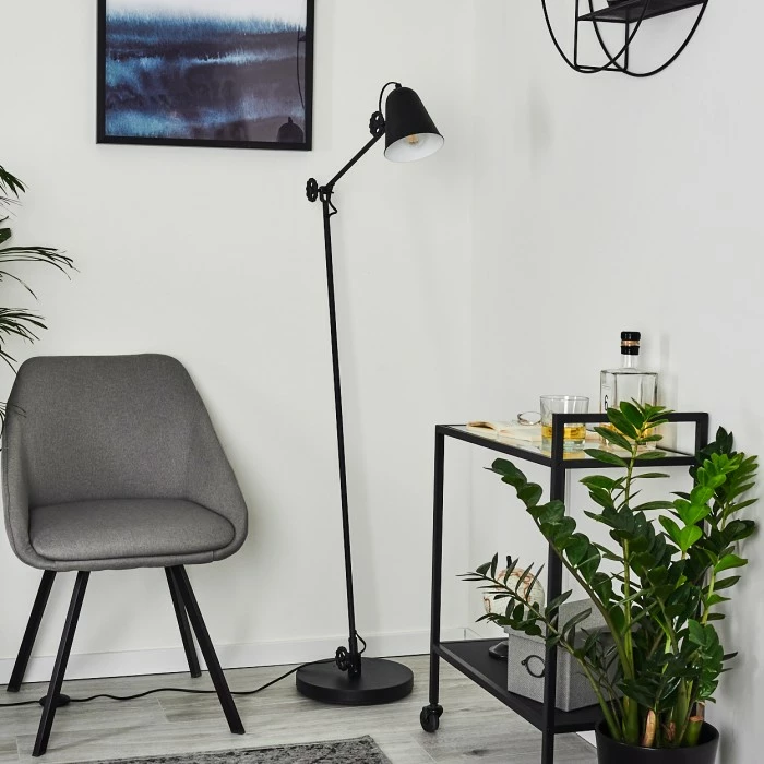 Hofstein Peny Stehleuchte Schwarz, 1-flammig – Bild 14