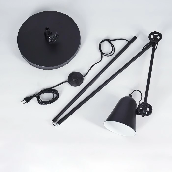 Hofstein Peny Stehleuchte Schwarz, 1-flammig – Bild 5