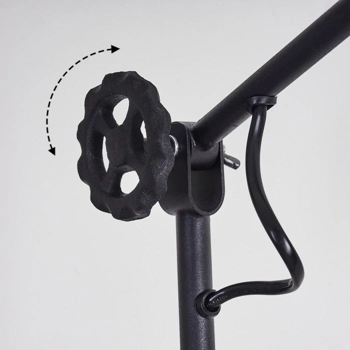 Hofstein Peny Stehleuchte Schwarz, 1-flammig – Bild 6