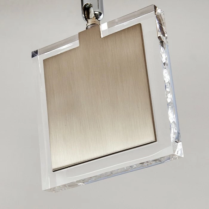 Hofstein Piney Deckenleuchte LED Nickel-Matt, 2-flammig – Bild 7