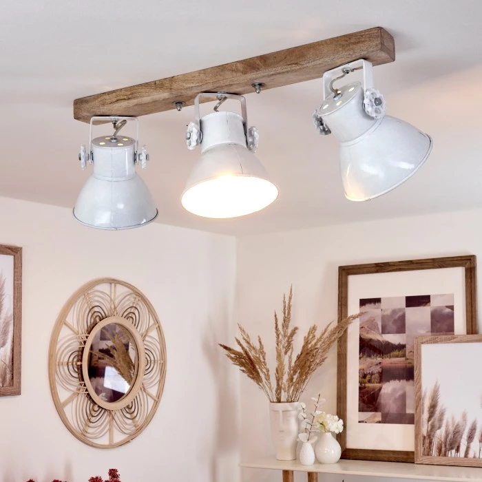 Hofstein Porcia Deckenleuchte Holz dunkel, 3-flammig – Bild 11