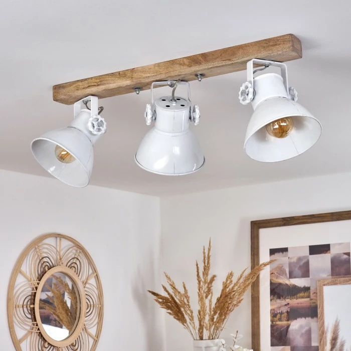 Hofstein Porcia Deckenleuchte Holz dunkel, 3-flammig – Bild 12