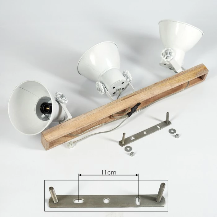 Hofstein Porcia Deckenleuchte Holz dunkel, 3-flammig – Bild 5