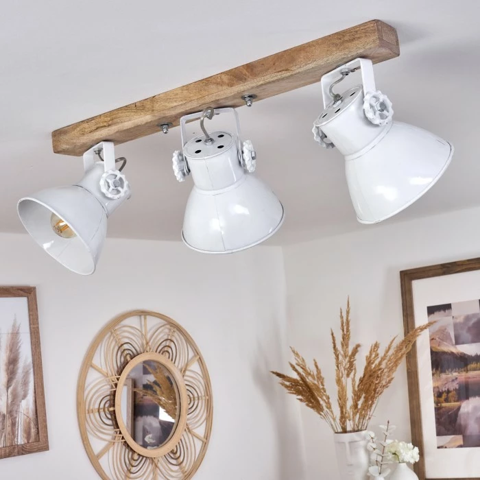 Hofstein Porcia Deckenleuchte Holz dunkel, 3-flammig – Bild 10