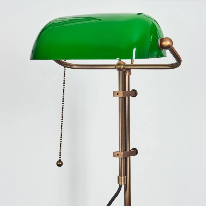 Hofstein Ragaz Bankerlampe Bronze, 1-flammig – Bild 10