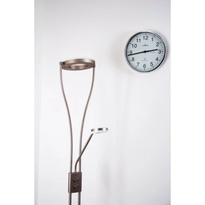 Reality RENNES Deckenfluter LED Stahl gebürstet, 2-flammig – Bild 6