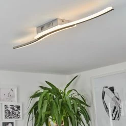 Hofstein Rosselo Deckenleuchte LED Nickel-Matt, 1-flammig