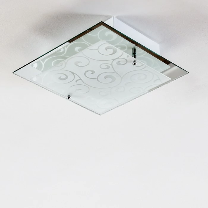 Hofstein Rusty Deckenleuchte Grau, Transparent, Klar, 2-flammig – Bild 15