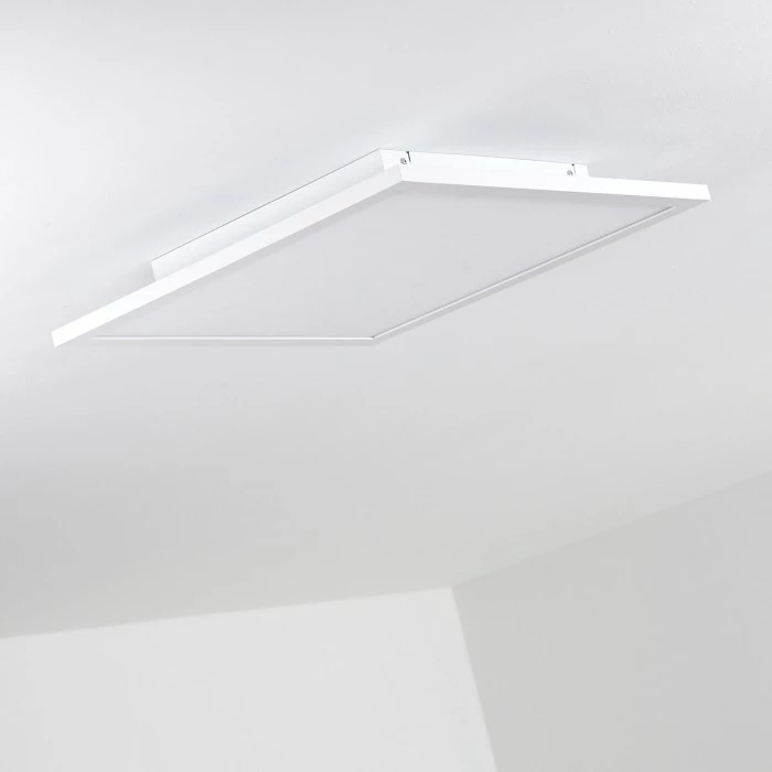 Hofstein Salmi Deckenpanel LED Weiß, 1-flammig, Fernbedienung, Farbwechsler – Bild 17