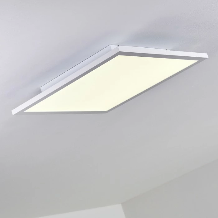 Hofstein Salmi Deckenpanel LED Weiß, 1-flammig, Fernbedienung, Farbwechsler – Bild 19