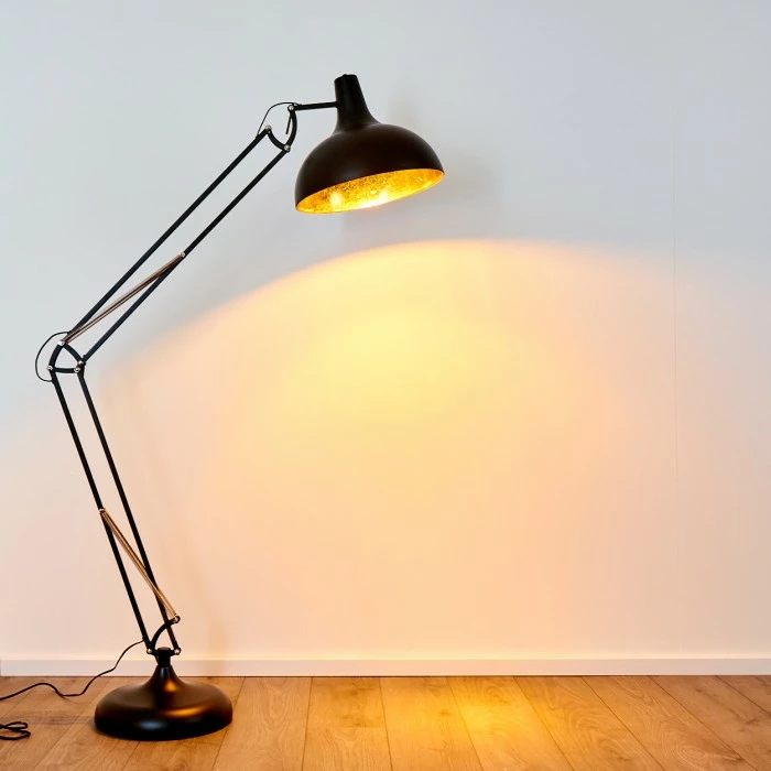 Hofstein Sharif Stehleuchte Schwarz, 1-flammig – Bild 12