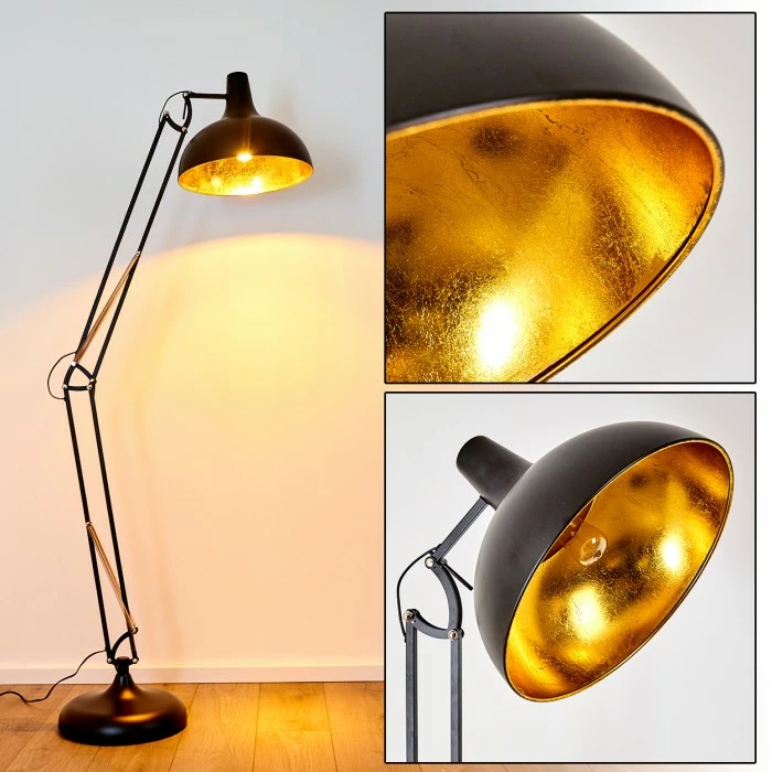 Hofstein Sharif Stehleuchte Schwarz, 1-flammig – Bild 21