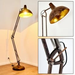 Hofstein Sharif Stehleuchte Rostfarben, 1-flammig