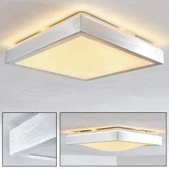 Hofstein Sora Deckenleuchte LED Nickel-Matt, 1-flammig